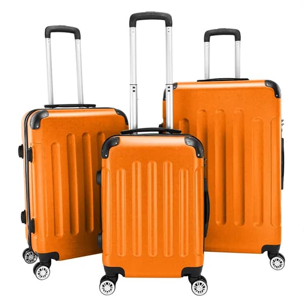 ABS trolley suitcase 20-28 inches orange