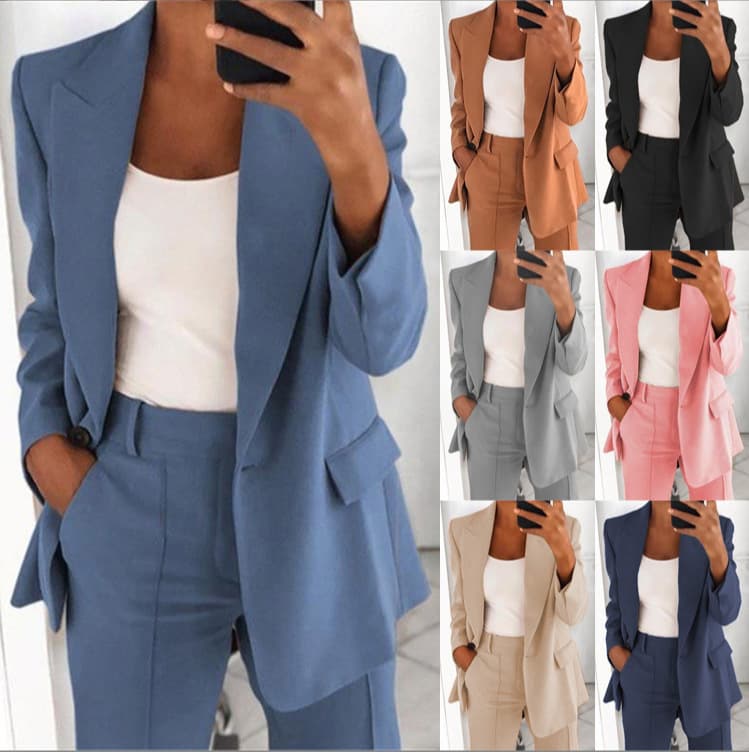 Women's two-piece blazer suit