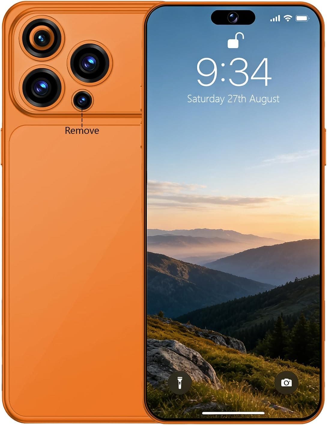 A17 Unlocked Phone Ultra 8GB 256GB Smartphone Android 15 Téléphone Batterie 6800mAh 5G Double SIM Double Veille