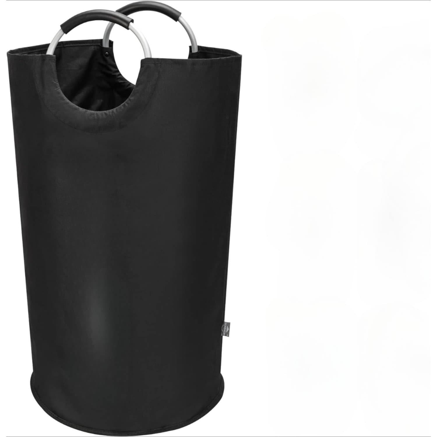 Paniers à linge pliables noirs 90L de grande taille sacs à linge repliables sacs à vêtements ensembles de sacs à cordon