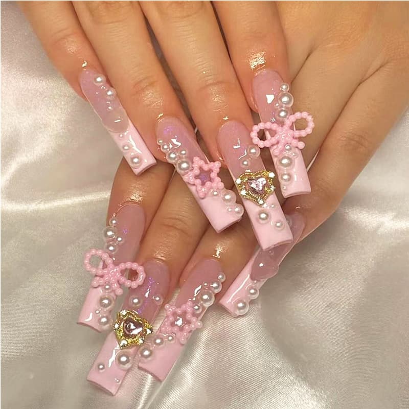 24 PCS Bowbowknot Nail Art