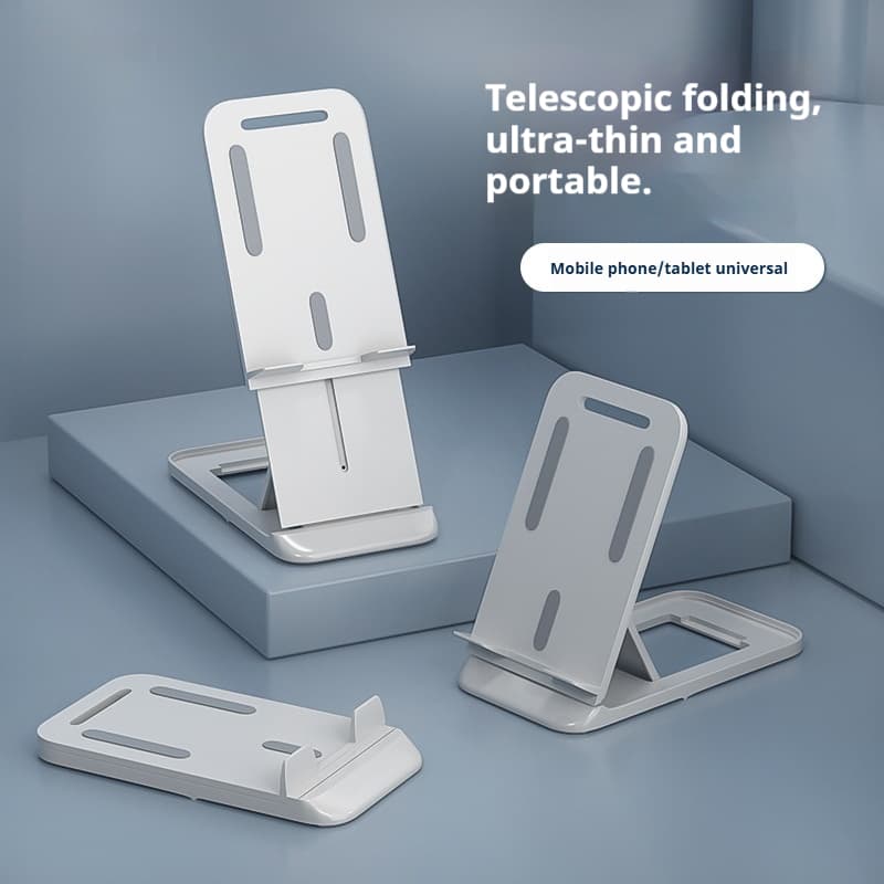 Universal Adjustable Telescopic Portable Foldable Creative Phone Stand For Desktop And Tablet