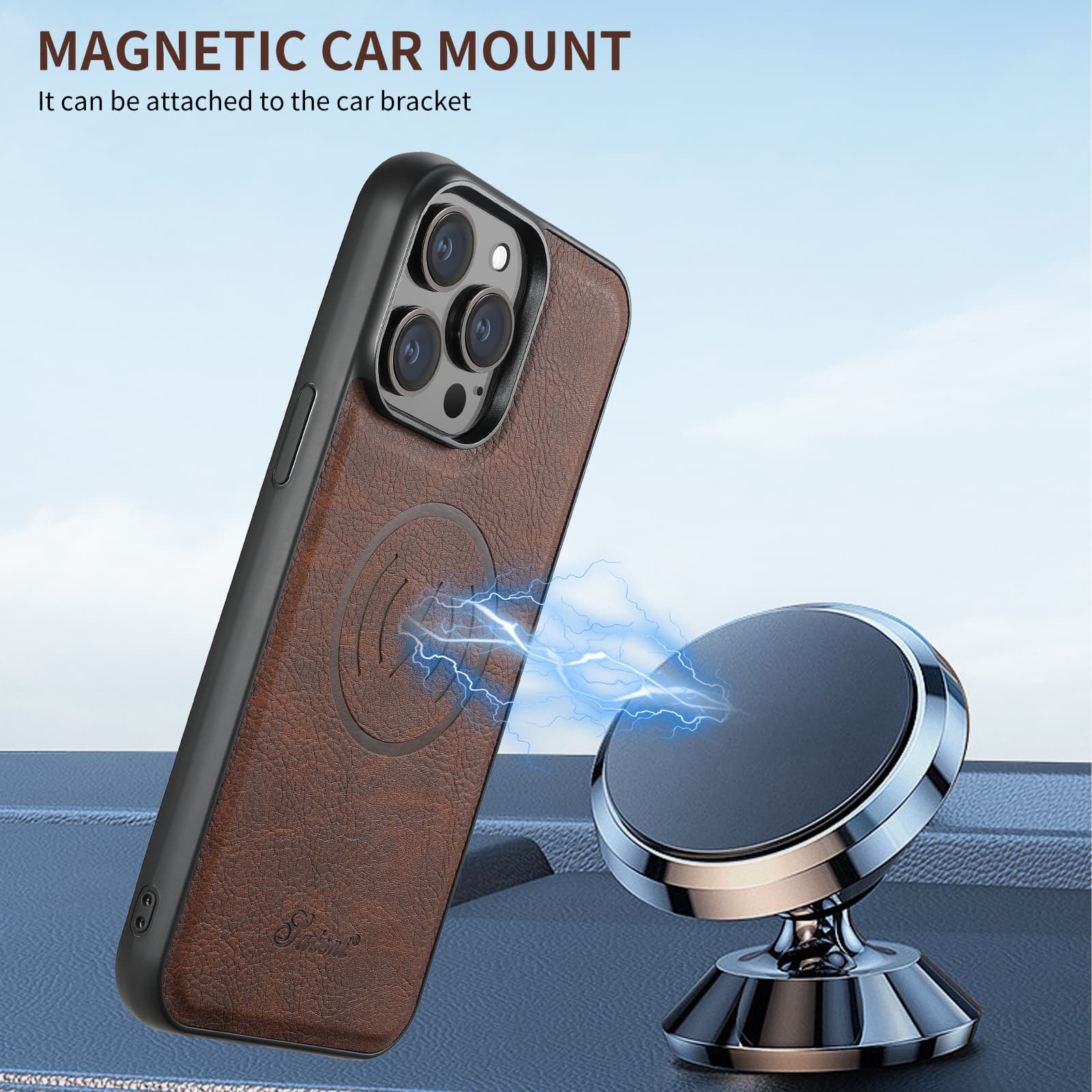 Compatible With The S26 Two-in-one Phone Case And Magnetic Card Holder