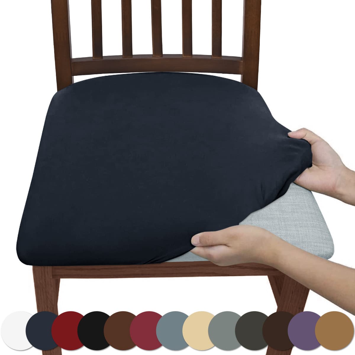 Solid-color Stretch Chair Cover American-style Cushion