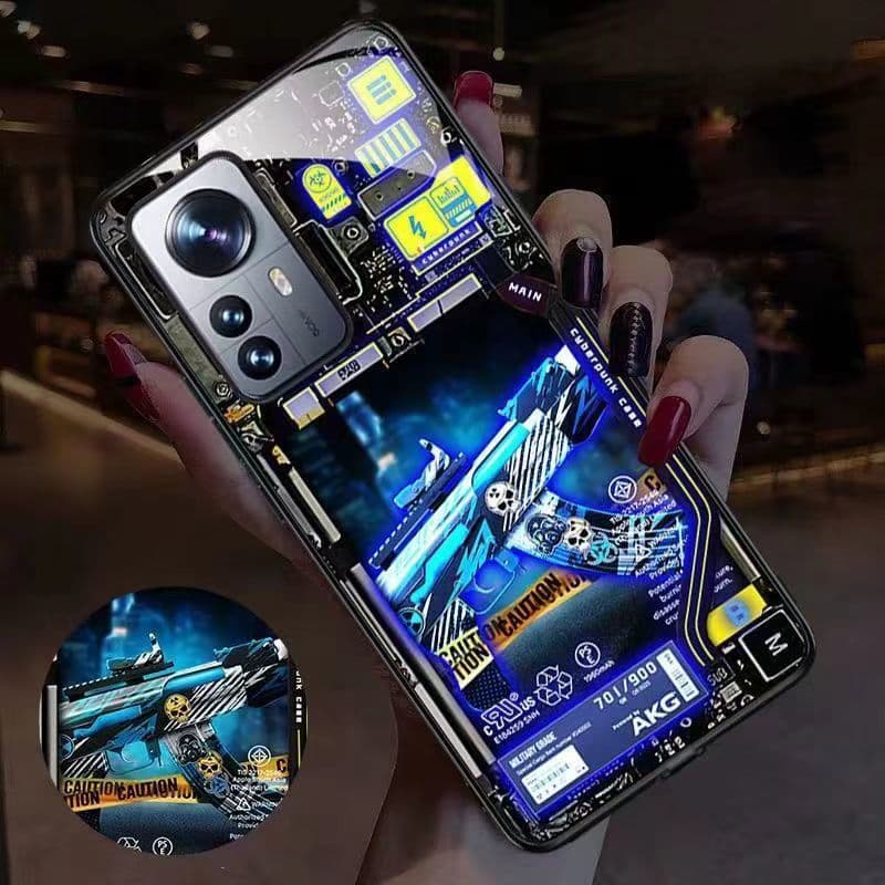 Cyberpunk glowing phone case