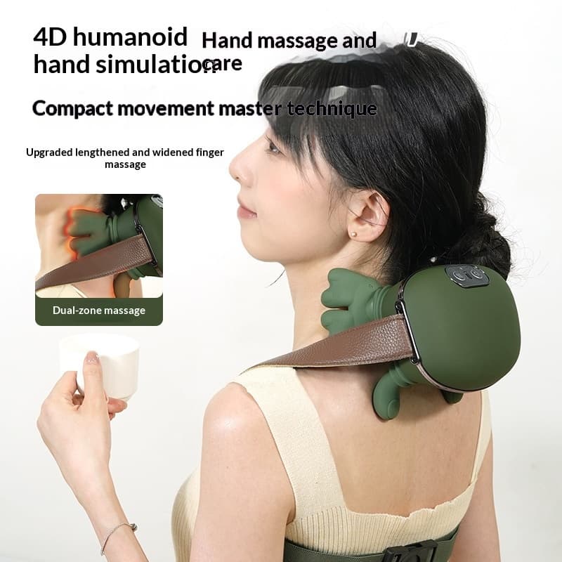 Electric neck and shoulder massager