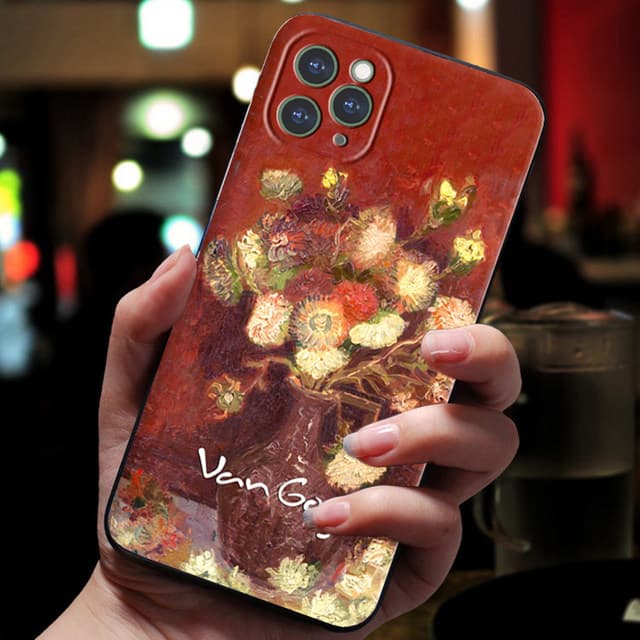 Van Gogh Starry Sky Mobile Phone Shell Stereoscopic