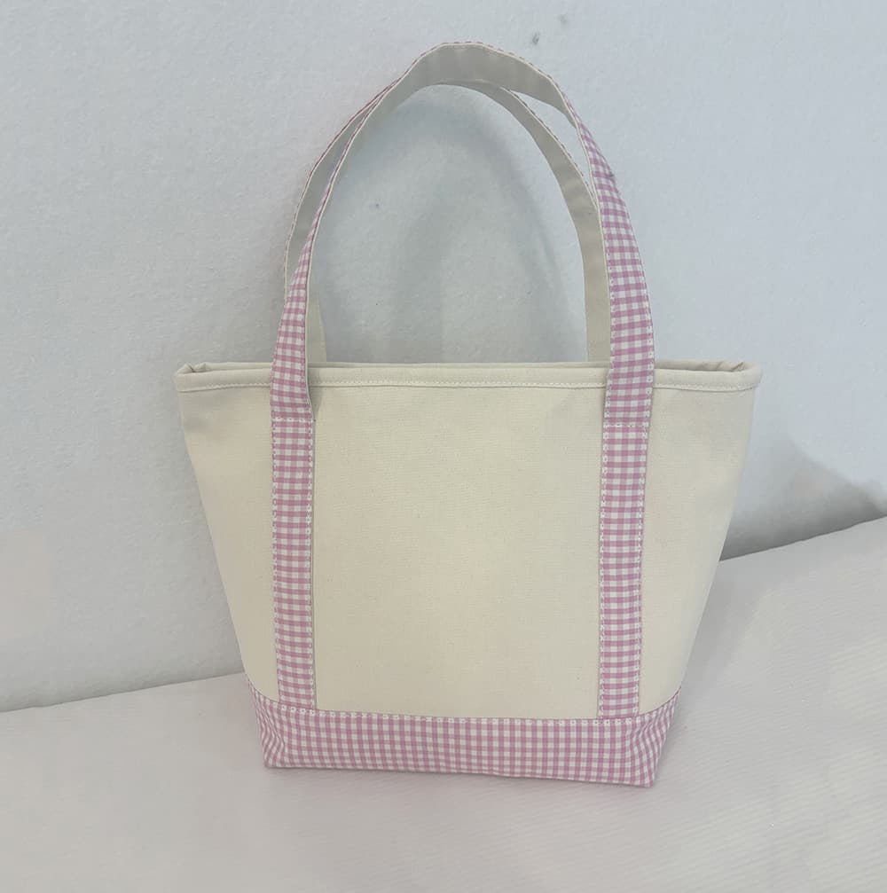 Lattice Travel Large-capacity Color-spliced Thickened Handbag