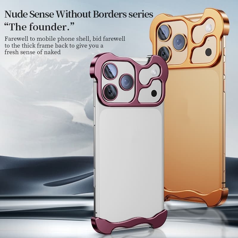 Anti-fingerprint iPhone case with alien design
