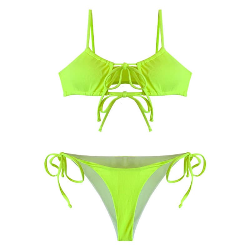Bikini Swimwear with Sexy Tie-Up Design